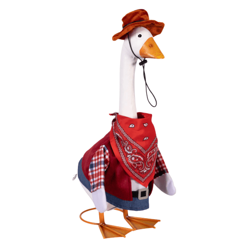Giddy the Goose | Porch Goose Outfit, Wild West