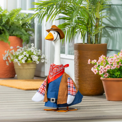 Giddy the Goose | Porch Goose Outfit, Wild West