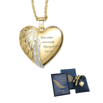 Your Wings Were Ready Remembrance Pendant Necklace