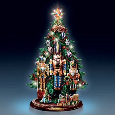 The Ultimate Nutcracker Christmas Tree Musical Illuminated Figurine