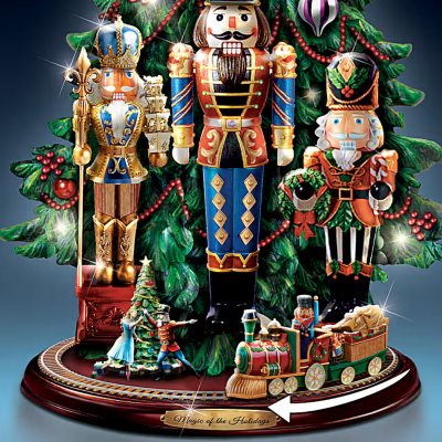 The Ultimate Nutcracker Christmas Tree Musical Illuminated Figurine