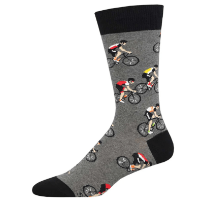 Socksmith Men's 'Cycling Crew' Blue Socks