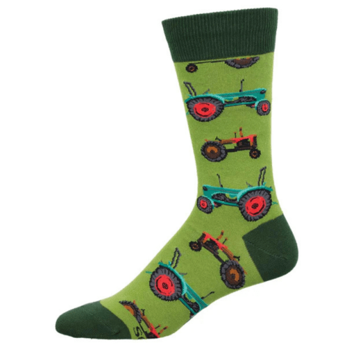 Socksmith Men's 'Tractors' Green Socks