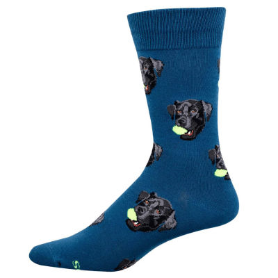 Socksmith Men's 'Black Lab' Navy Socks
