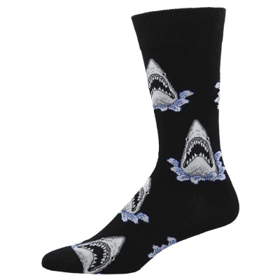 Socksmith Men's 'Shark Attack' Blue Socks