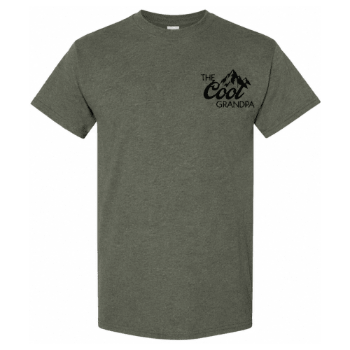 The Cool Grandpa T-Shirt - Military Green