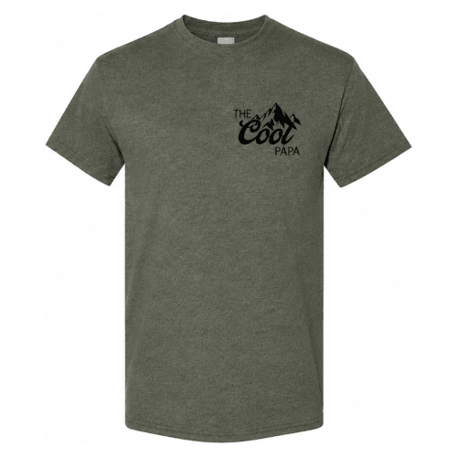 The Cool Papa  T-Shirt - Military Green