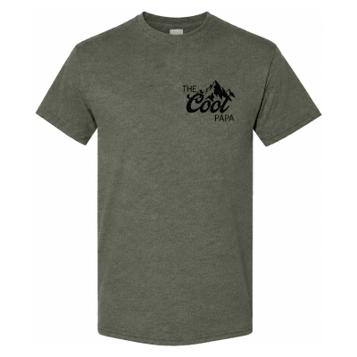 The Cool Papa  T-Shirt - Military Green