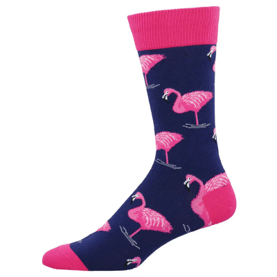 Socksmith Men's 'Flamingo' Navy Socks