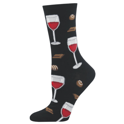 Socksmith Women's 'Time To Wine Down' Berry Socks