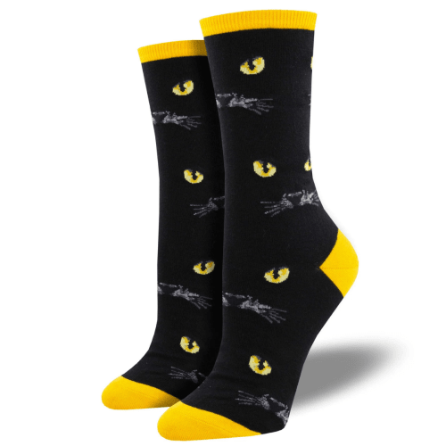 Socksmith Women's 'Eyeing You' Black Socks