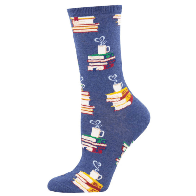 Socksmith Women's 'Love Stories' Blue Heather Socks