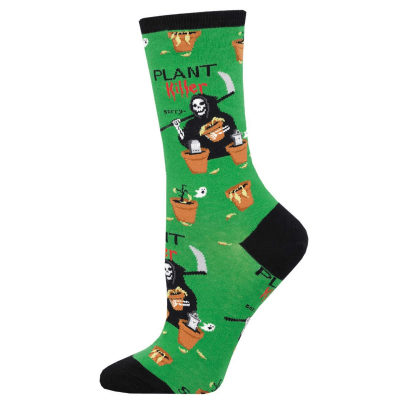 Socksmith Women's 'Plant Killer' Green Socks