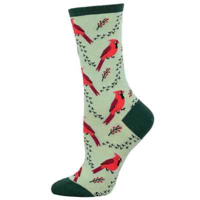 Socksmith Women's 'Cardinal Tracks' Mint Socks