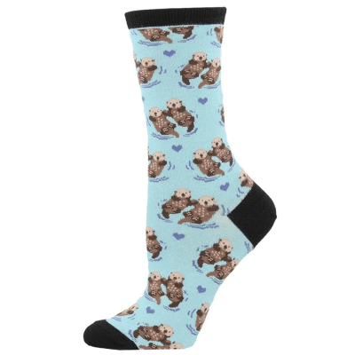 Socksmith Women's 'Significant Otter' White Socks