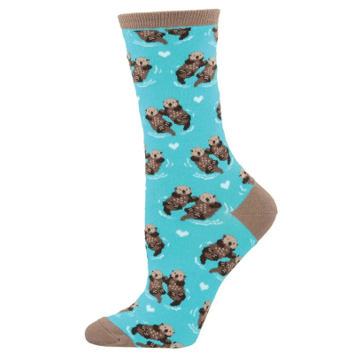 Socksmith Women's 'Significant Otter' White Socks