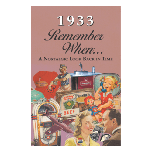 Remember When KardLet | 1933