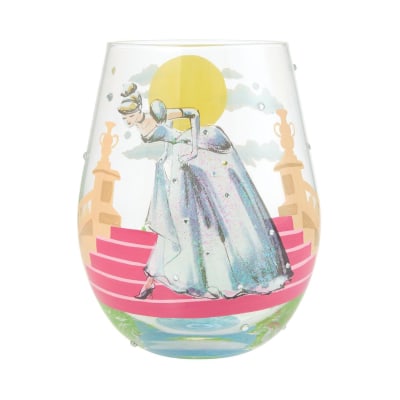 Lolita® Disney Cinderella 'If The Shoe Fits' Stemless Wine Glass