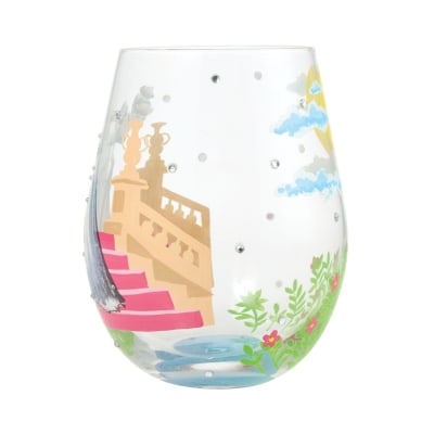 Lolita® Disney Cinderella 'If The Shoe Fits' Stemless Wine Glass