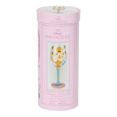 Lolita® Disney Aladdin 'Show Me The World' Wine Glass