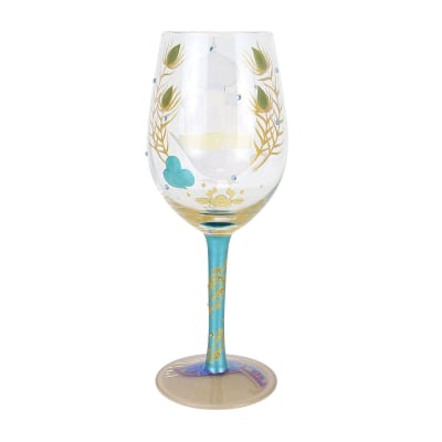 Lolita® Disney Aladdin 'Show Me The World' Wine Glass