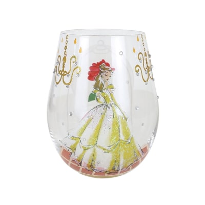 Lolita® Disney Beauty and the Beast 'Choose To Dream' Stemless Wine Glass