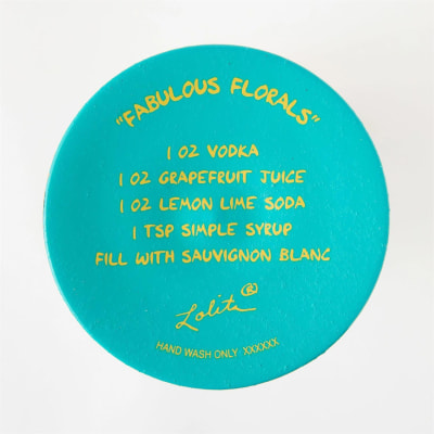 Lolita® Fabulous Florals Wine Glass