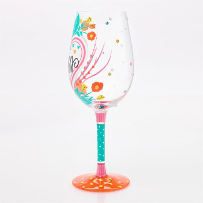 Lolita® My Mom Has My Heart Wine Glass