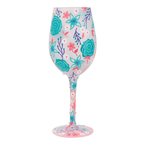 Lolita® Fancy Florals Wine Glass