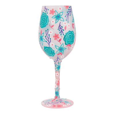 Lolita® Fancy Florals Wine Glass