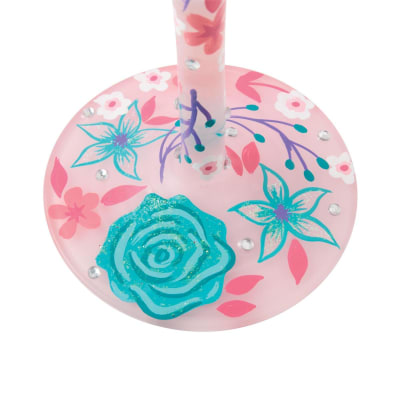 Lolita® Fancy Florals Wine Glass