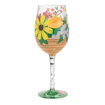 Lolita® Basket Bouquet Wine Glass