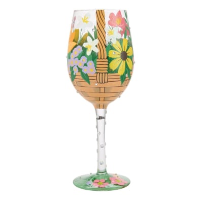 Lolita® Basket Bouquet Wine Glass