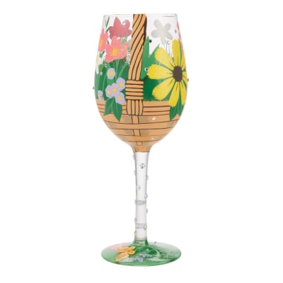 Lolita® Basket Bouquet Wine Glass