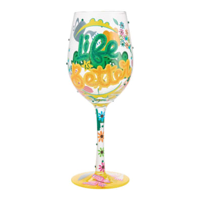 Lolita® Life is Better In the Garden Wine Glass