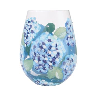 Lolita® Hydrangea Stemless Wine Glass