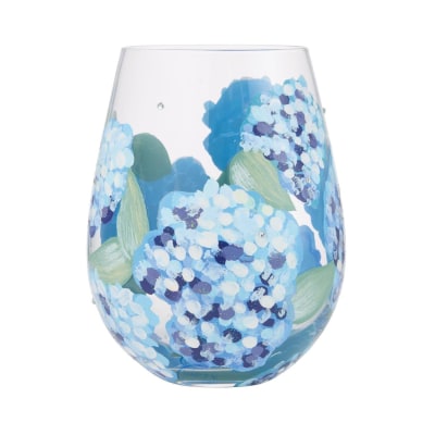 Lolita® Hydrangea Stemless Wine Glass