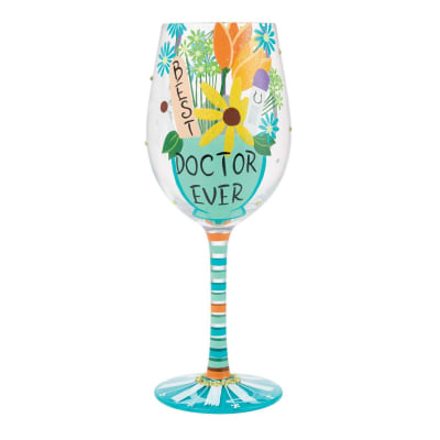Lolita® Best Doctor Ever Wine Glass