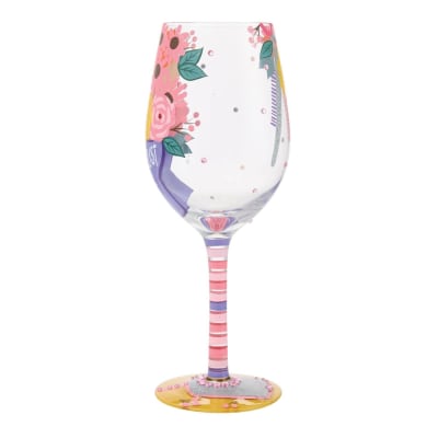 Lolita® Best Hairstylist Ever Wine Glass