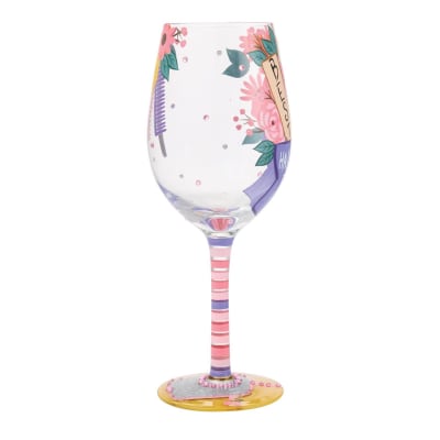 Lolita® Best Hairstylist Ever Wine Glass