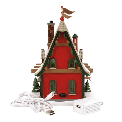 Department 56 | 50th Reindeer Acres Stable Figurine