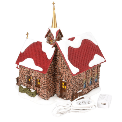 Department 56 | 50th Chapel Of Abundant Grace Figurine