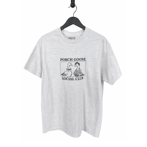 Porch Goose Social Club T-Shirt - Ash Grey