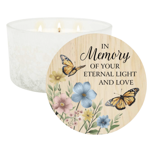 Memorial 'Eternal Light and Love' 3-Wick Candle