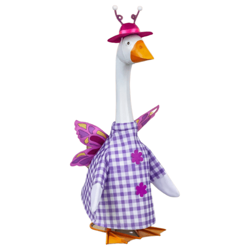Giddy the Goose | Porch Goose Outfit, Butterfly
