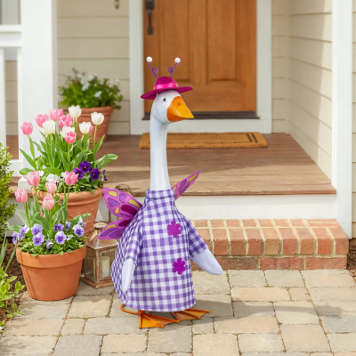 Giddy the Goose | Porch Goose Outfit, Butterfly