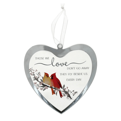 Always By Your Side Memorial 'Those We Love' Mirrored Glass Ornament