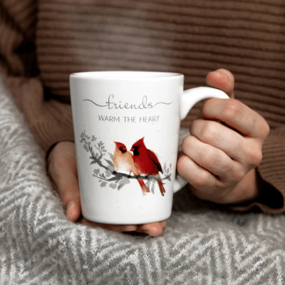 Always by Your Side 'Friends Warm The Heart' Mug