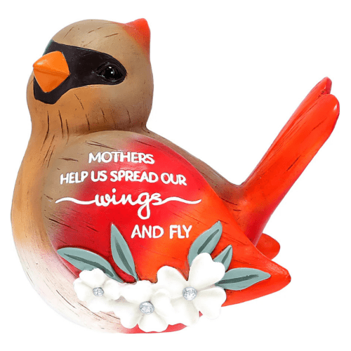 Always By Your Side 'Mothers Help Us Spread Our Wings' Cardinal Figurine