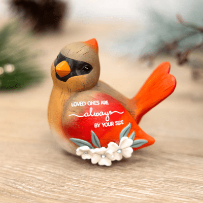Always By Your Side Memorial 'Loved Ones' Cardinal Figurine